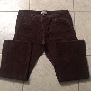 Old Navy Brown brushed corduroy pants